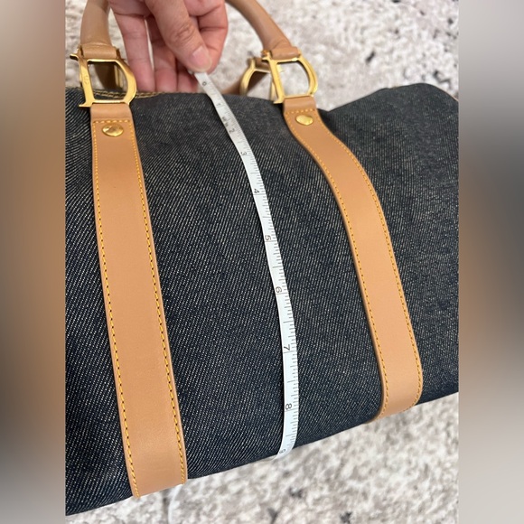 Rare Authentic Preloved Christian Dior Denim Canvas Speedy - Picture 7 of 17